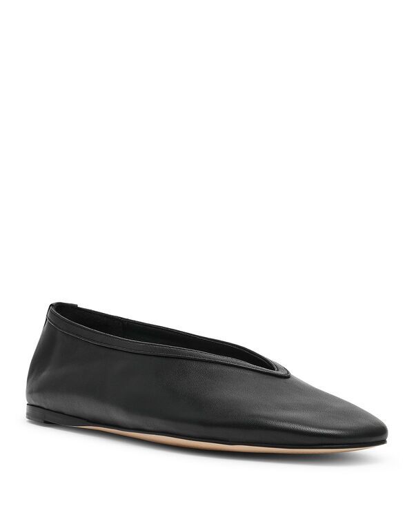 スティーブ マデン レディース シューズ パンプス STEVE MADDEN Womens Leni Flats Black Leather ブラック