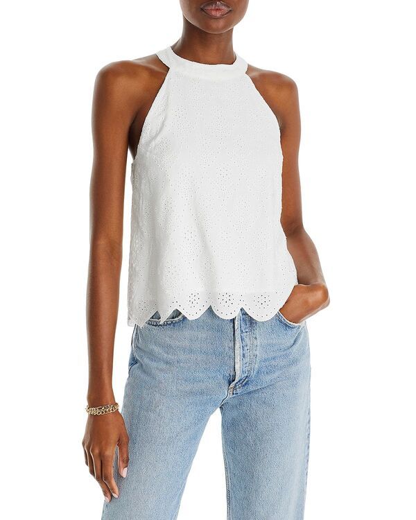 アクア レディース トップス シャツ ノースリーブ AQUA Sleeveless Eyeletop Exclusive White ホワイト 13,121円