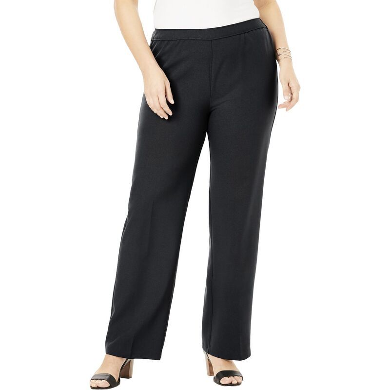 ロアマンズ レディース ボトムス カジュアルパンツ ワイドレッグ プラスサイズ プチ Roamans Womens Plusize Petite Plusize Wide Leg Bend Over
