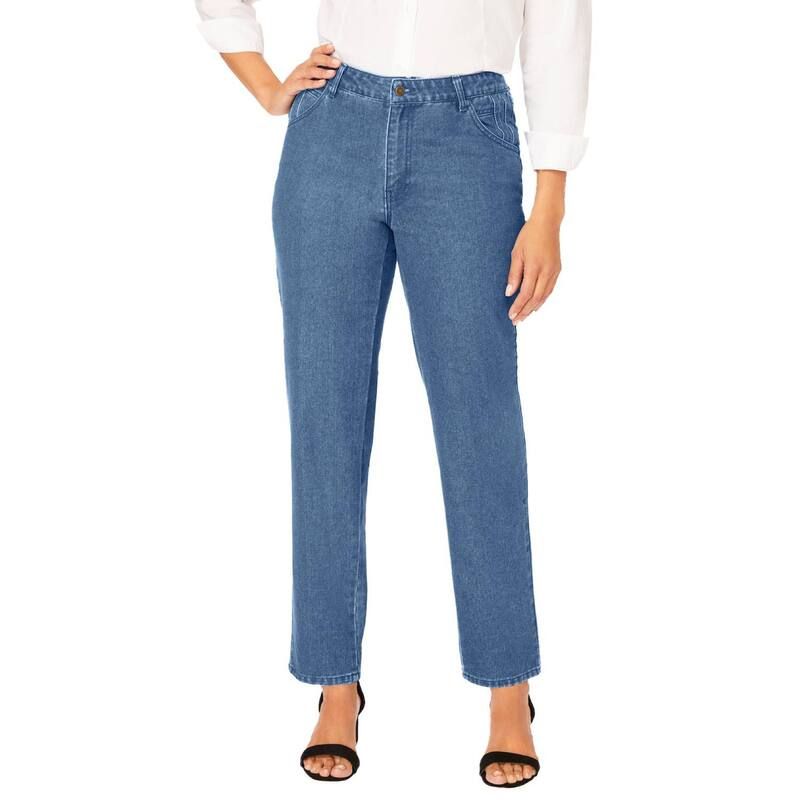 ジェシカロンドン レディース ボトムス デニムパンツ プラスサイズ コットン Jessica London Womens Plusize Classicotton Denim StraightLeg
