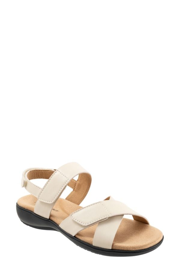 トロッターズ レディース シューズ ヒール サンダル Trotters River Slingback Sandal Ivory アイボリー