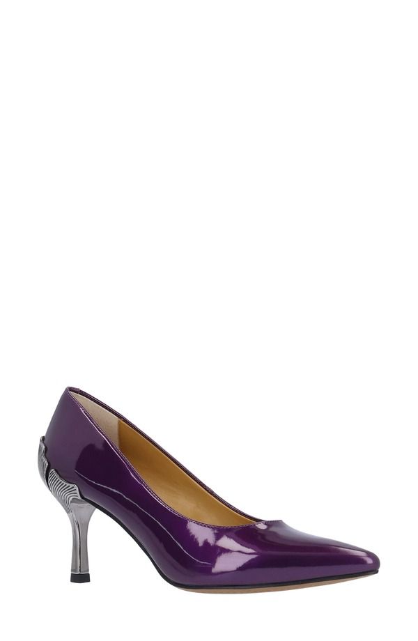 ジェイレニー レディース シューズ ヒール J Rene Tacy Pointed Toe Pumpurple パープル