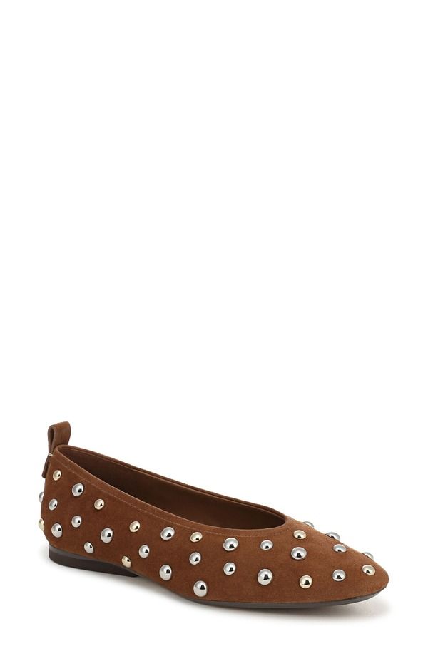 27 エディット ナチュラライザー レディース シューズ パンプス 27 EDIT Naturalizer Carla Stud Ballet Flat Dark Chestnut Brown ブラウ