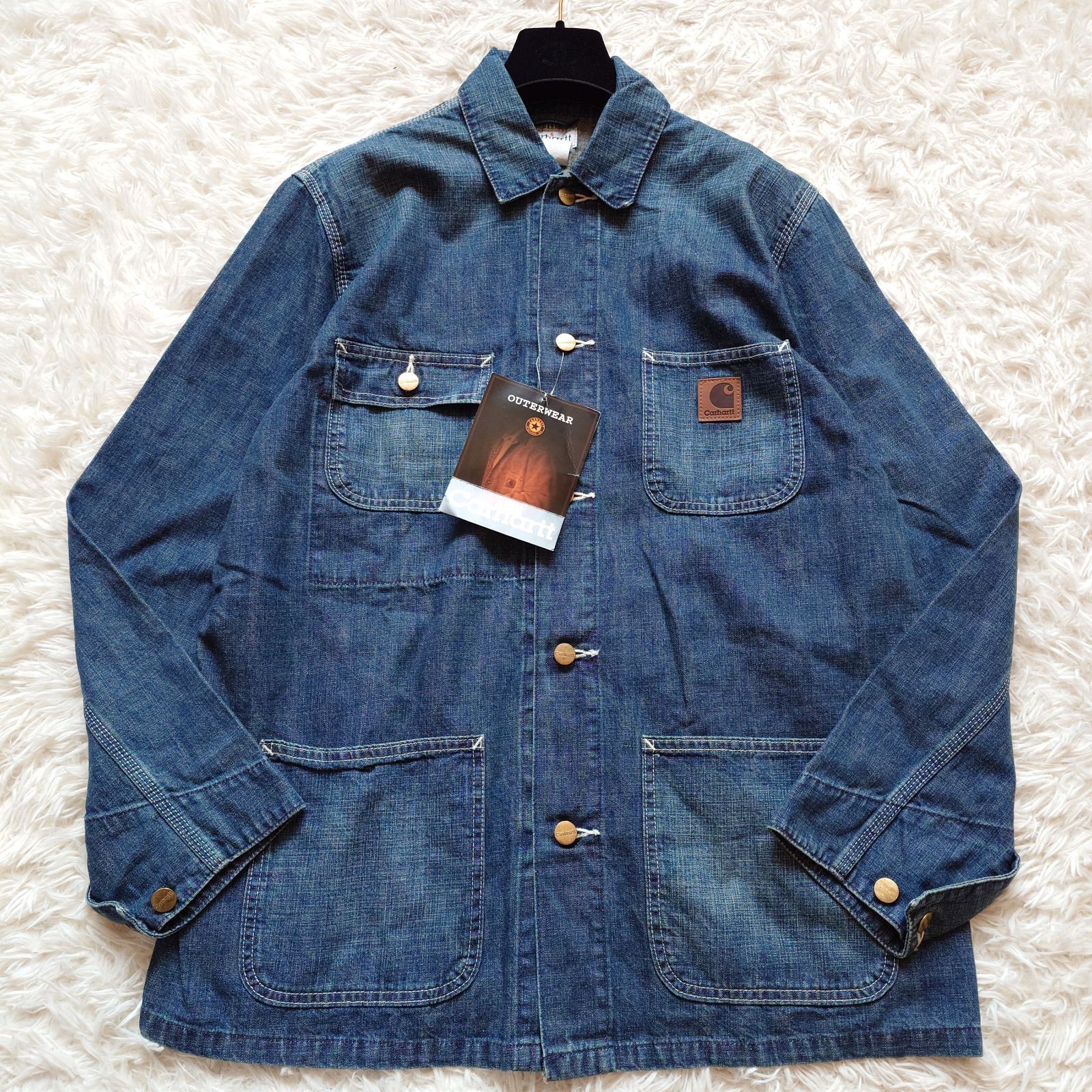 カーハート　カバーオール　XL相当 新品タグ付き】Carhartt カーハート デニム カバーオール チョアコート