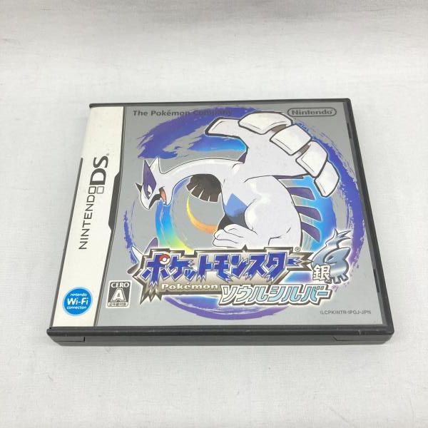 【美品】ポケットモンスター 銀 ソールシルバー Nintendo DS 中古】NDS）任天堂 ポケットモンスター ソウルシルバー 単品 開封品[97