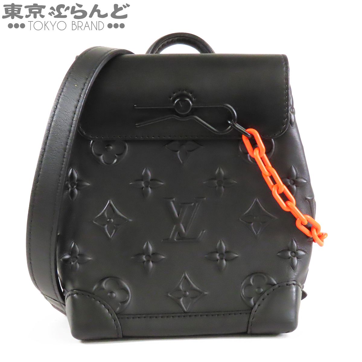 ルイヴィトン LOUIS VUITTON スティーマー XS M58707 ブラック モノグラムシール ショルダーバッグ メンズ 101876398