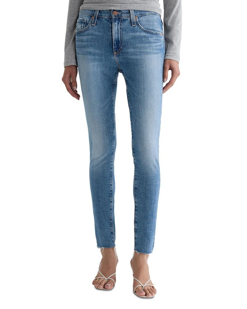 エージー レディース ボトムス デニムパンツ アンクル ジーンズ AG Farrah Mid Rise Skinny Ankle Jeans in American West American Wes