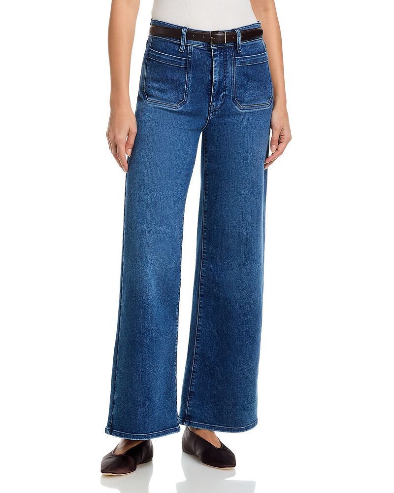 フレーム レディース ボトムス デニムパンツ ジーンズ FRAME Le Slim Palazzo Modernist Pocket Jeans in Iberia