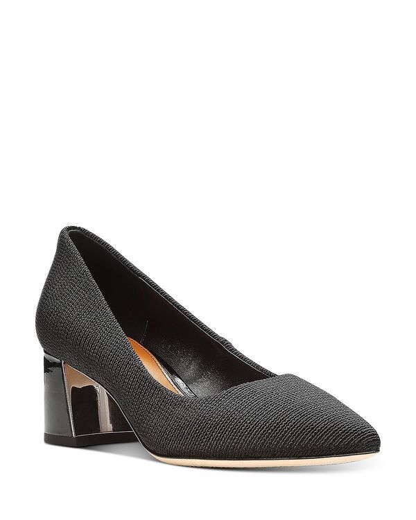 ドナルドプリネール レディース シューズ ヒール Donald Pliner Womens Pointed Toe Block Heel Pumps Black ブラック