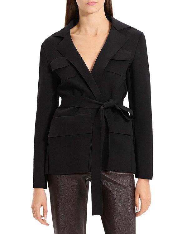 セオリー レディース アウター ジャケット・ブルゾン ブレザー Theory Relaxed Blazer Black ブラック
