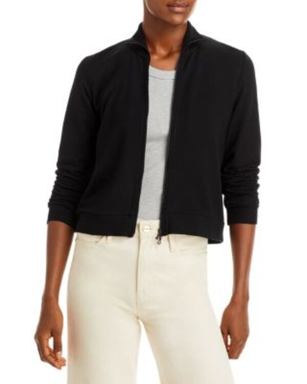 マジェスティック レディース アウター ジャケット・ブルゾン ニット Majestic Filatures Zip Front Knit Jacket Noir 58,680円