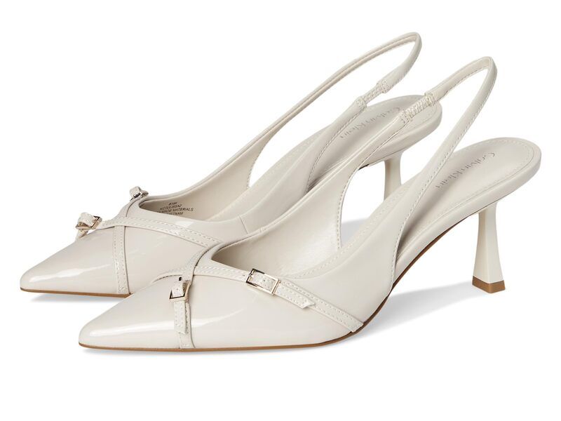 カルバンクライン レディース シューズ ヒール Calvin Klein Tulissa Ivory Patent アイボリー