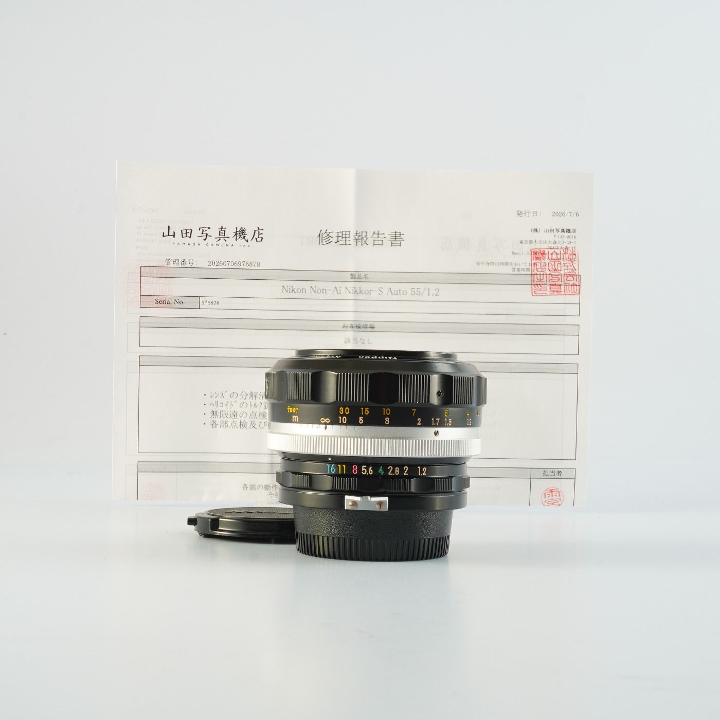 Serviced】 Nikon ニコン 非Ai Nikkor-S Auto 55mm F/1.2 単焦点レンズ