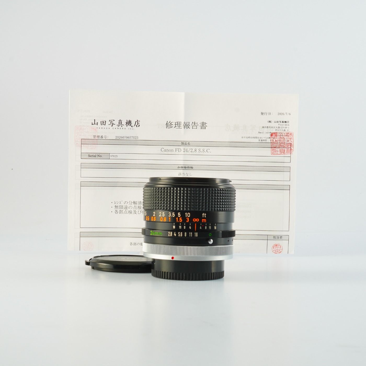 Serviced】 Canon キヤノン FD 24mm F/2.8 S.S.C. 単焦点レンズ - メルカリ