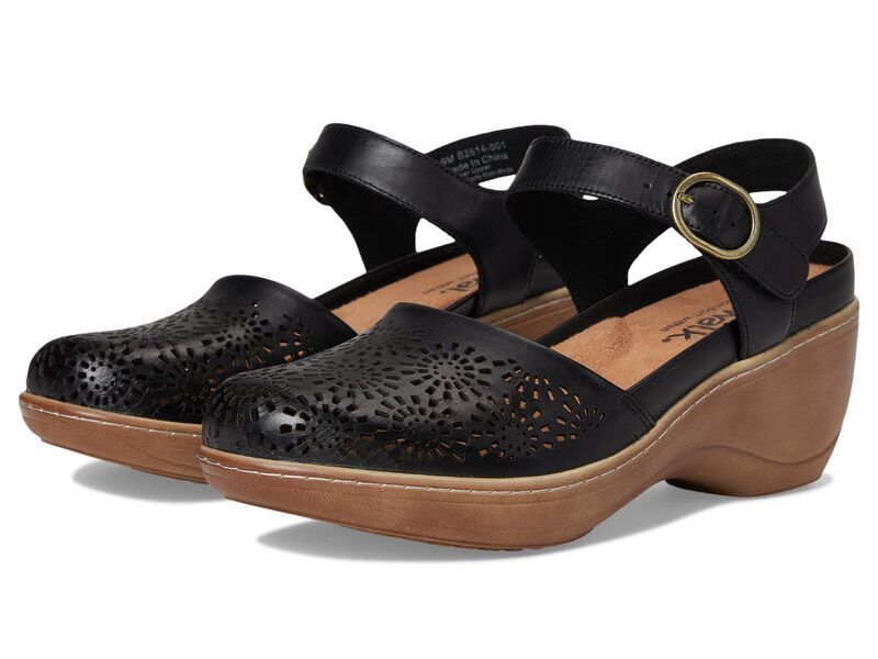 ソフトウォーク レディース シューズ ヒール SoftWalk Mabelle Perf Black ブラック