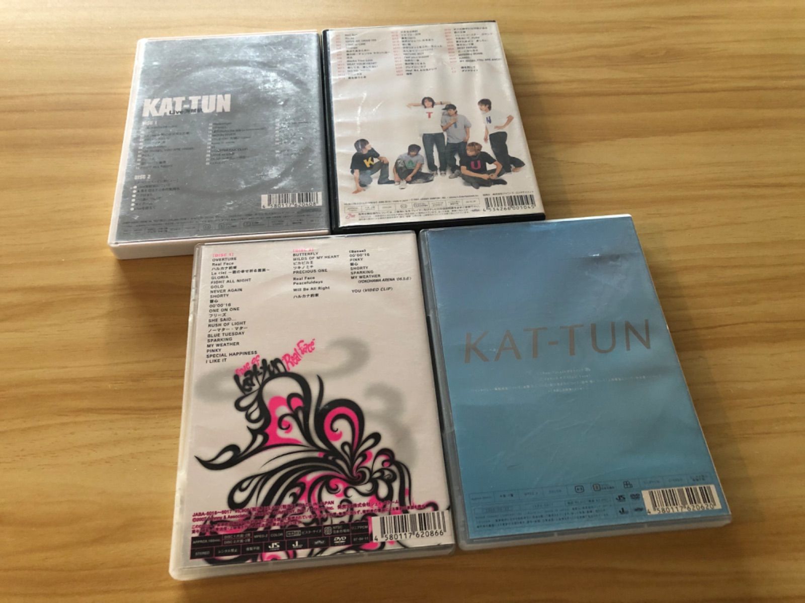 中古] [DVD] KAT-TUN 4枚セット／「Live 海賊帆〈2枚組〉」& 「お客様