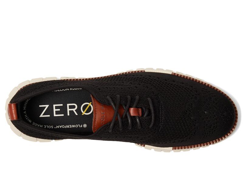 コールハーン メンズ シューズ オックスフォード ウィングチップ Cole Haan Zerogrand Remastered Stitchlite Wingtip BlackIvory アイボリー