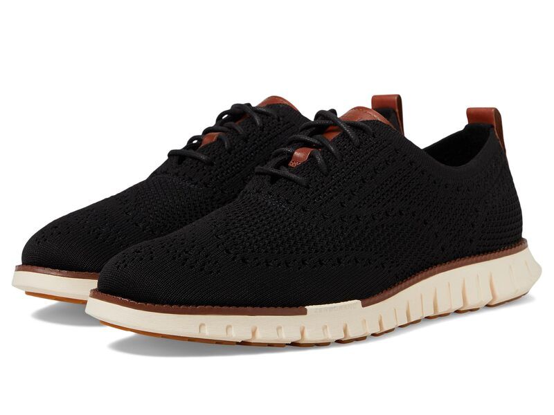 コールハーン メンズ シューズ オックスフォード ウィングチップ Cole Haan Zerogrand Remastered Stitchlite Wingtip BlackIvory アイボリー