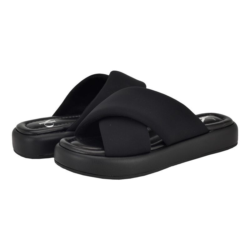 カルバンクライン レディース シューズ ヒール Calvin Klein Evey Black ブラック