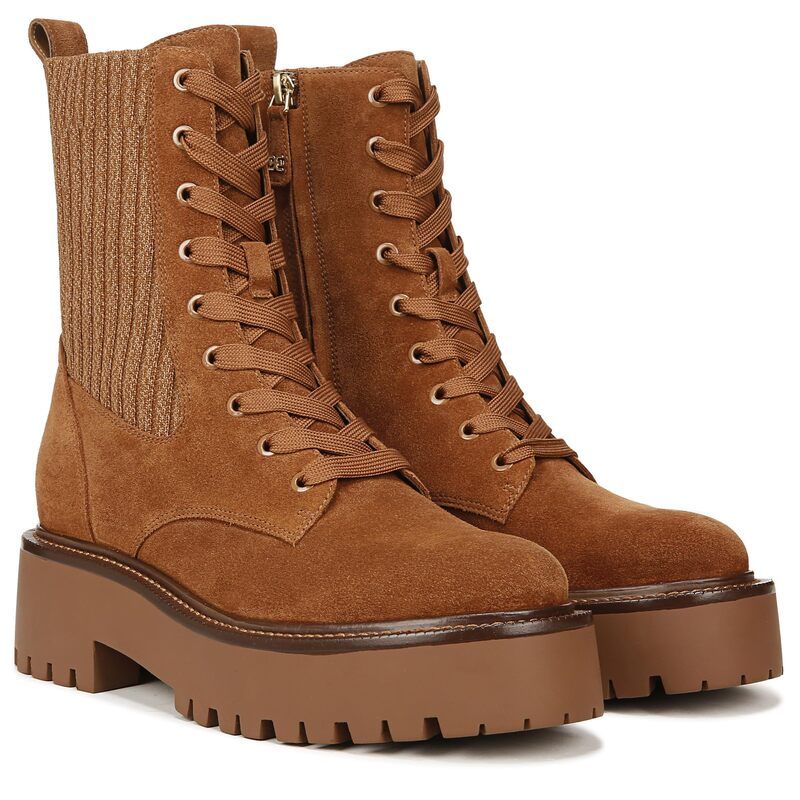 サムエデルマン レディース シューズ ブーツ・レインブーツ Sam Edelman Evina Frontier Brown ブラウン