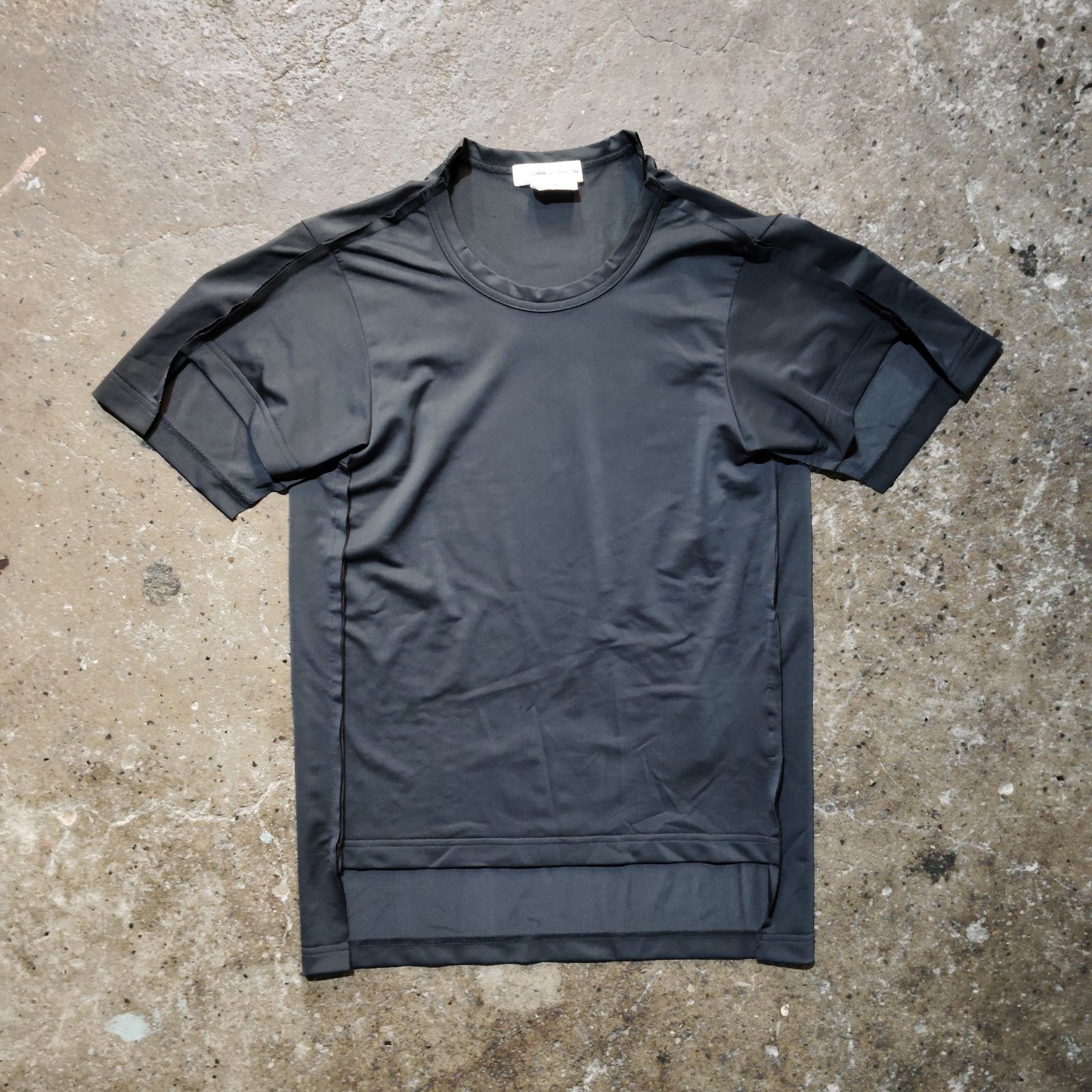 COMME des GARCONS 19ss ドッキングカットソー エステル ポリウレタン コムデギャルソン 2019ss AD2018 13,475円