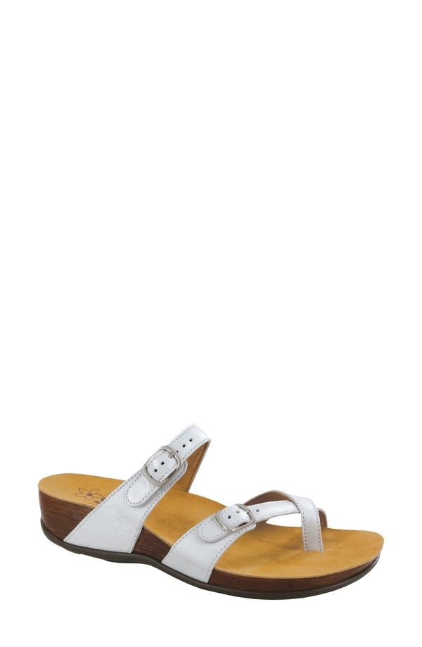 サス レディース シューズ サンダル SAShelly Sandal Pearl White ホワイト