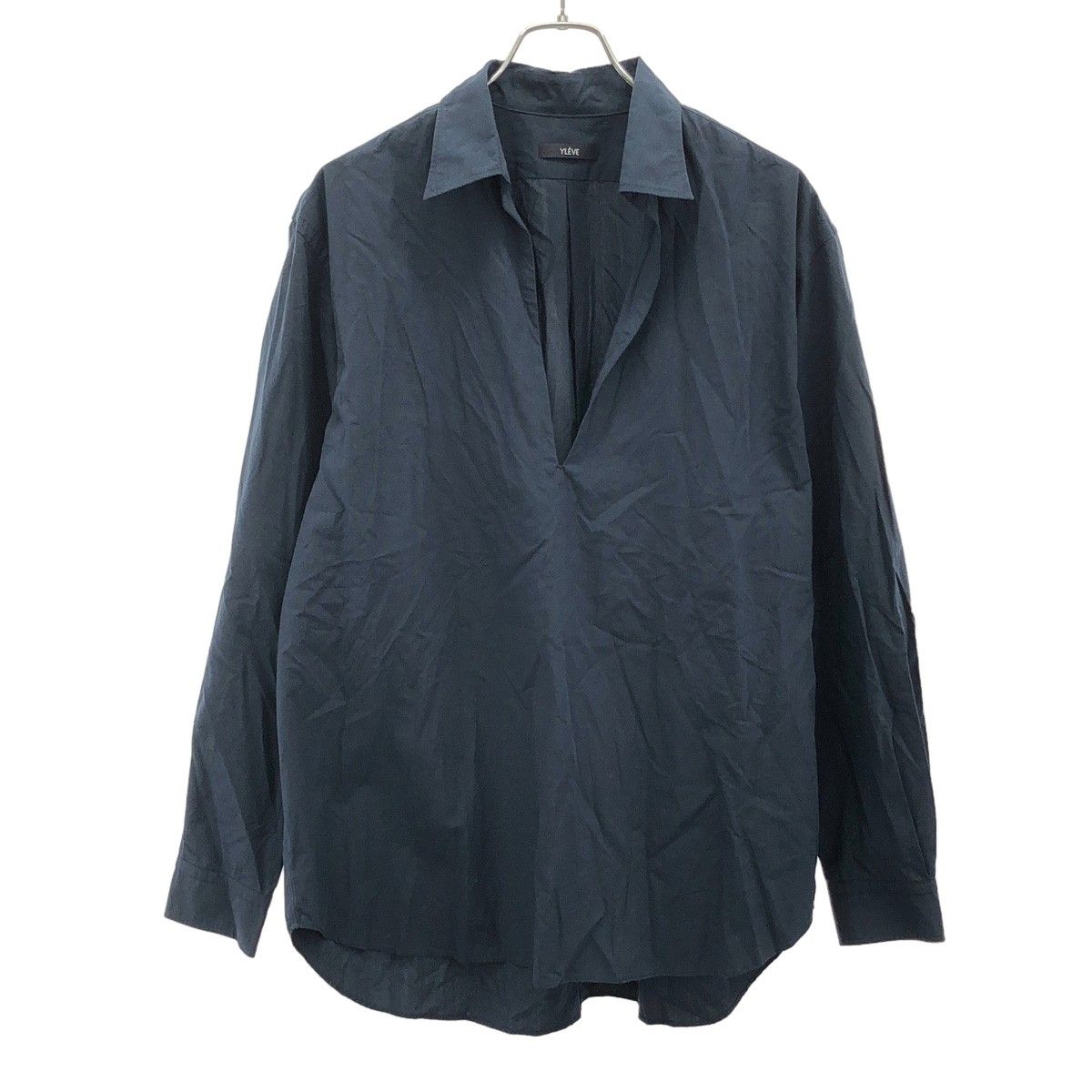 YLEVE イレーヴ SAMPLE/コットンシルクタイプライタースキッパーシャツ 