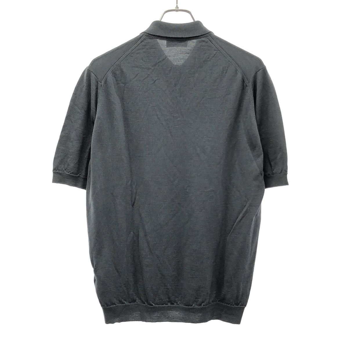 【美品】JOHN SMEDLEY ユナイテッドアローズ別注　ニット ポロシャツ JOHN SMEDLEY ジョンスメドレー UNITED ARROWS別注ウールショート