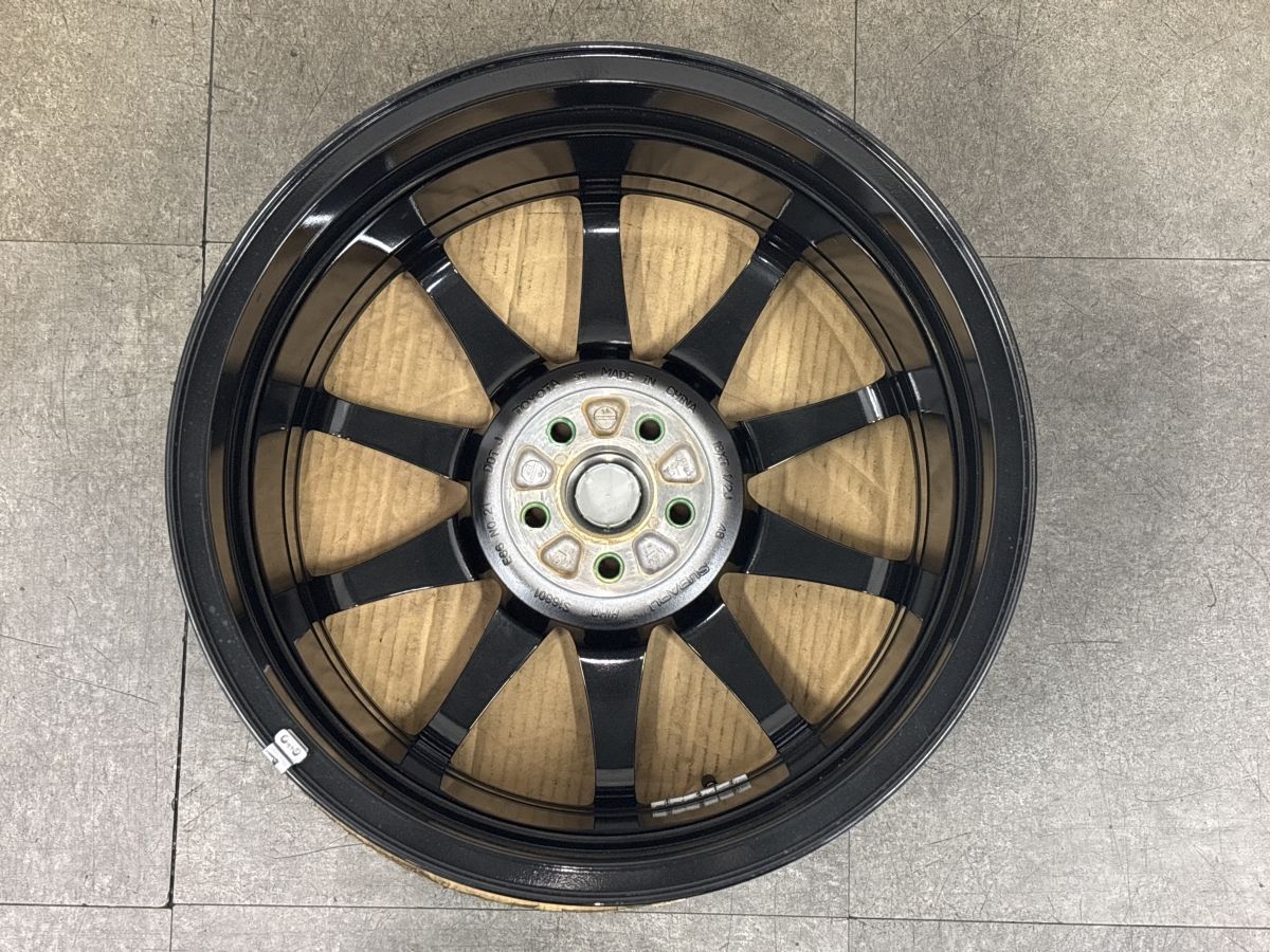 新車外し品】スバル ZD8 BRZ STIスポーツ 純正 18in 7.5J +48 PCD100 4