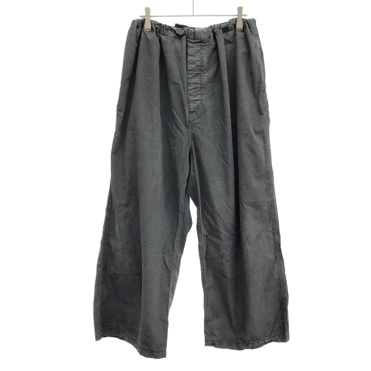 HERILL ヘリル 25SS Ripstop Workpants リップストップワークパンツ 25-030-HL8172-10 チャコールグレー 2