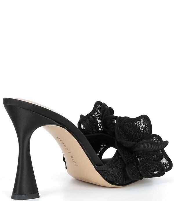 ジャンビニ レディース シューズ サンダル Gianni Bini Haley Flowerhinestone Slide Dressandals Black ブラック