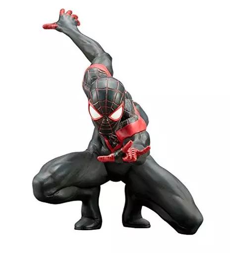 【中古】フィギュア ARTFX+ スパイダーマン(マイルズ・モラレス) 「スパイダーマン」 1/10 PVC塗装済み簡易組立てキット
