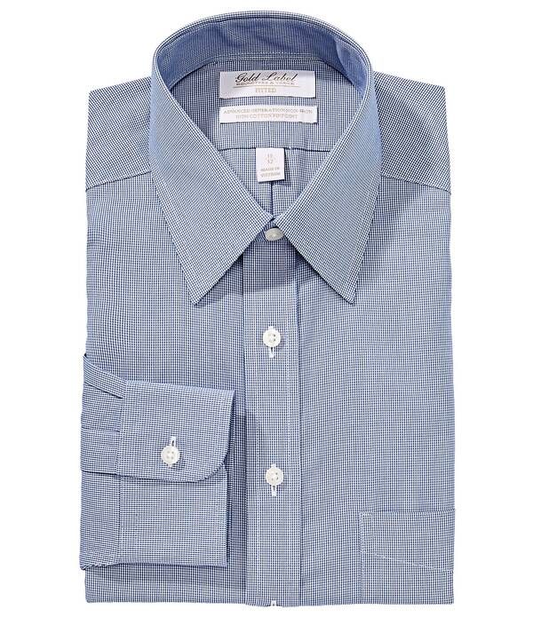 ラウンドトゥリーアンドヨーク メンズ トップス シャツ プリント Roundtree Yorke Classic Fit NonIron Point Collar Pinpoint Print Dre