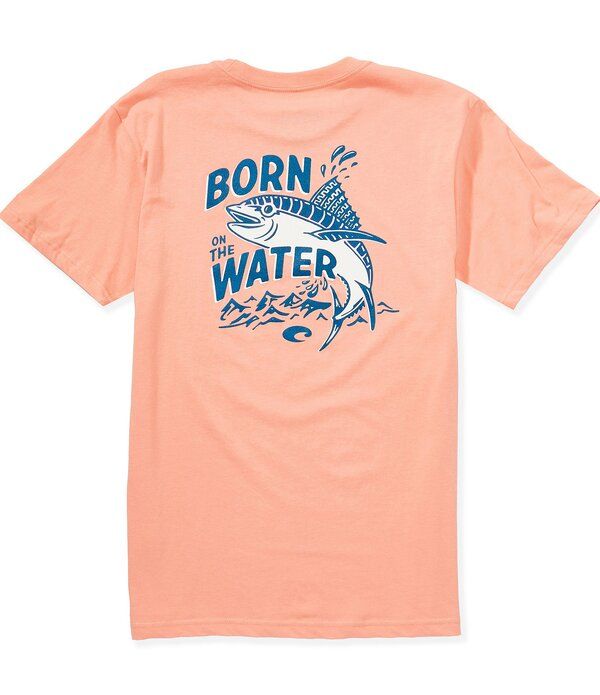 コスタ メンズ トップス シャツ Costa Hooked Short Sleeve TShirt Bondi Peach ピーチ 7,094円