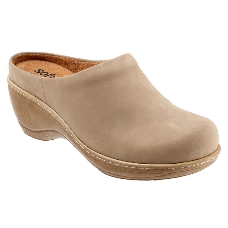ソフトウォーク レディース シューズ サンダル SoftWalk Madison Beige Nubuck ベージュ
