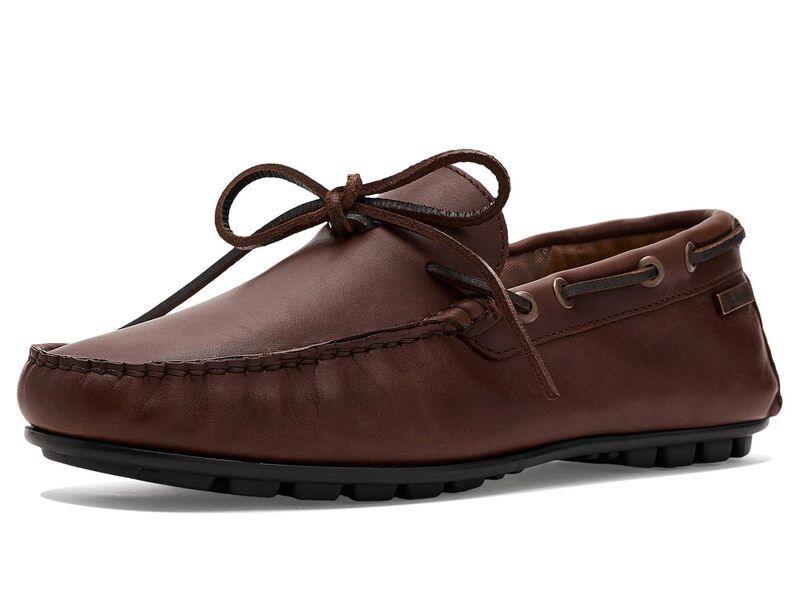 バブアー メンズ シューズ Barbour Courage Driving Shoes Brown ブラウン