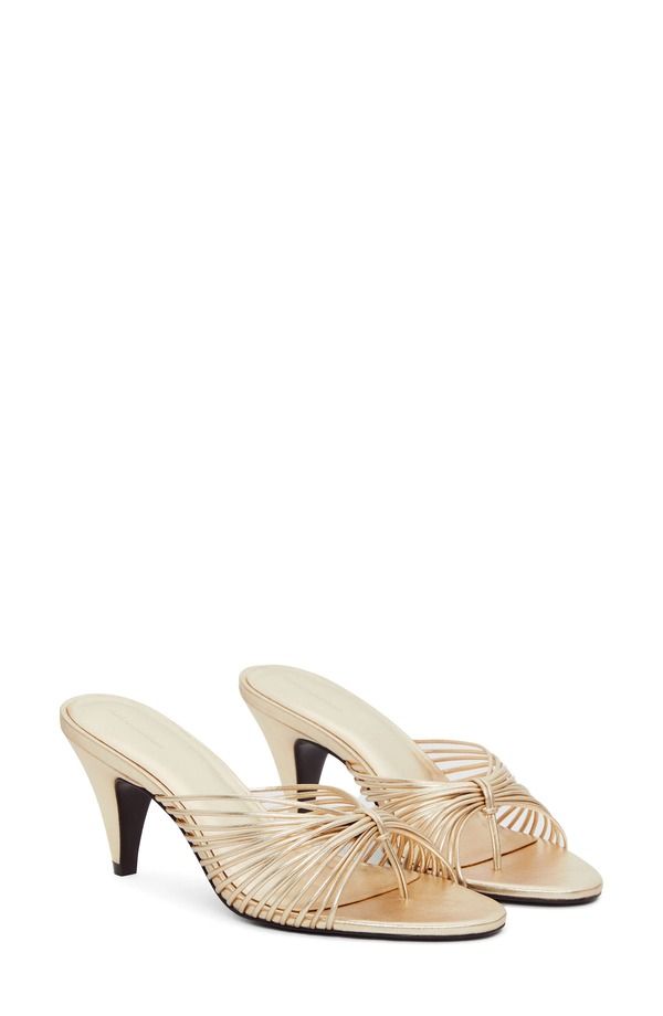 リフォーメーション レディース シューズ ヒール サンダル Reformation Woodlyn Sandal Gold ゴールド