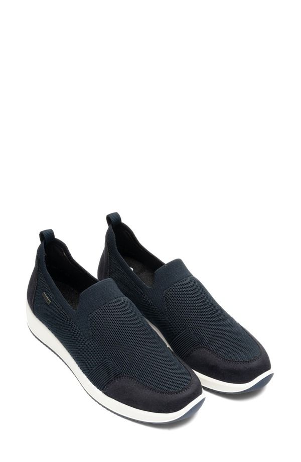 アラ レディース シューズ スリッポン・ローファー スニーカー ara Lilith 2 Waterproof GoreTex SlipOn Sneaker Navy ネイビー