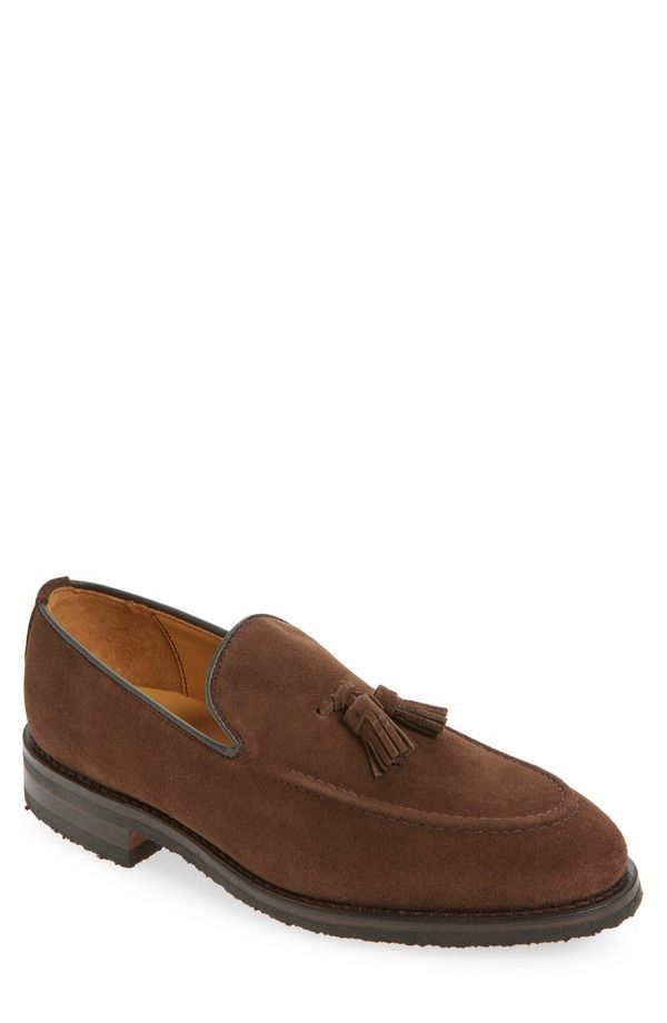 アレン エドモンズ メンズ シューズ ローファー Allen Edmonds Roman Tasseloafer Multiple Widths Available Brown Suede ブラウン