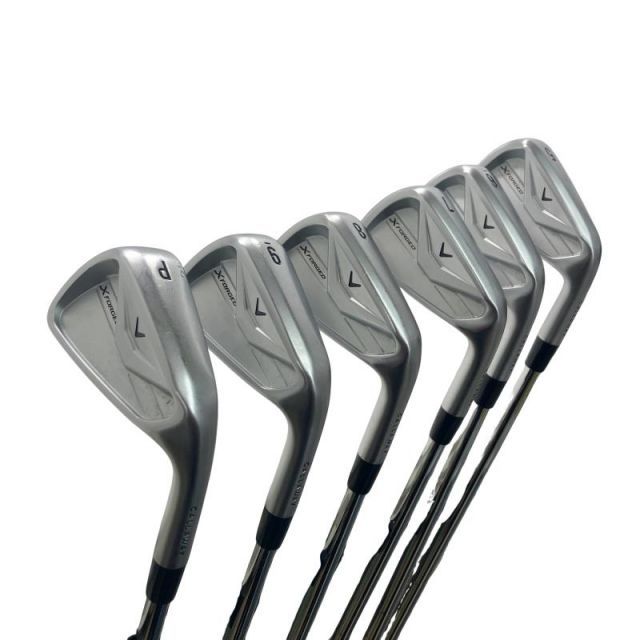 【中古】 キャロウェイ X FORGED(2026) 8S アイアンセット IR 純正特注シャフト (フレックスS) メンズ 男性用 右利き 右用 Cランク ゴルフクラブ