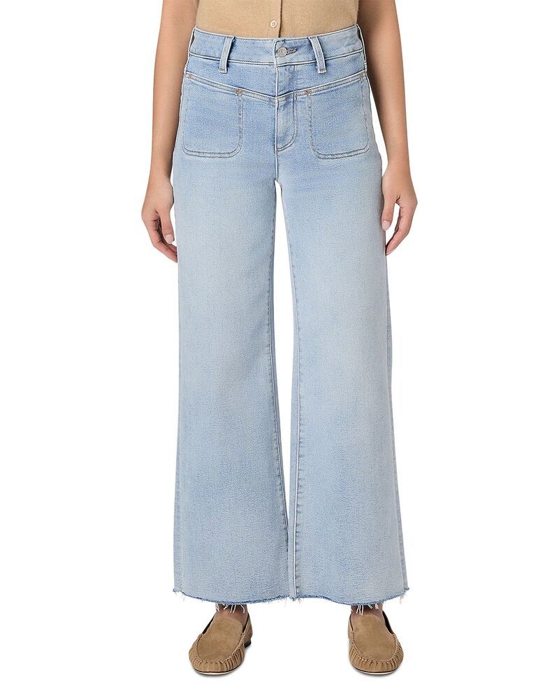 ペイジ レディース ボトムス デニムパンツ プチ ジーンズ PAIGE Petite Anessa High Rise Wide Jeans in La Belle La Belle
