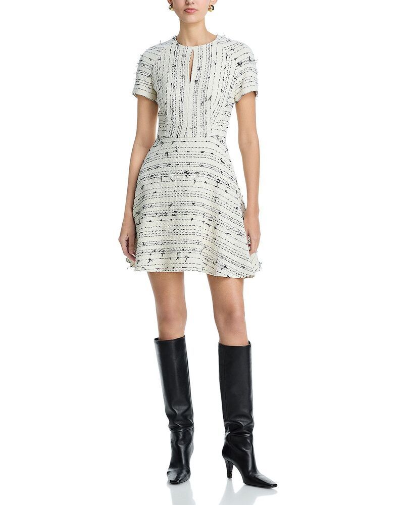 ボス レディース トップス ワンピース BOSS Datarni Dress Light Pumice Tweed