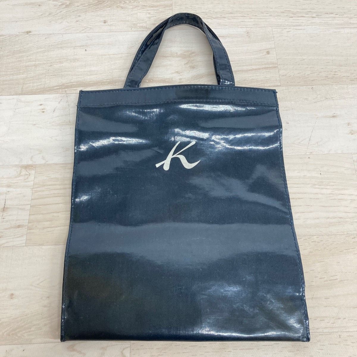 Kitamura/キタムラ トートバッグ ネイビー系 Kロゴ ハンドバッグ/サブ