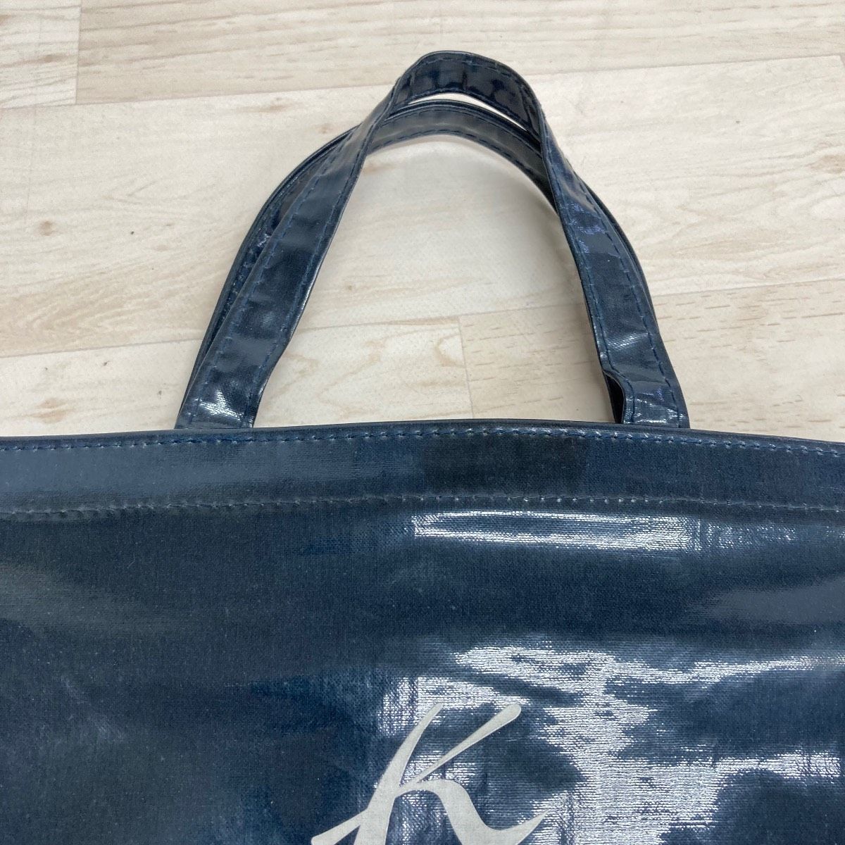 Kitamura/キタムラ トートバッグ ネイビー系 Kロゴ ハンドバッグ/サブ