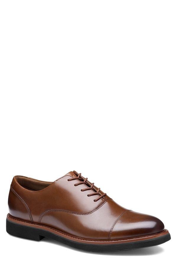 ジョンストンアンドマーフィー メンズ シューズ オックスフォード キャップ Johnston Murphy Tyson Cap Toe Oxford Tan Full Grain タン