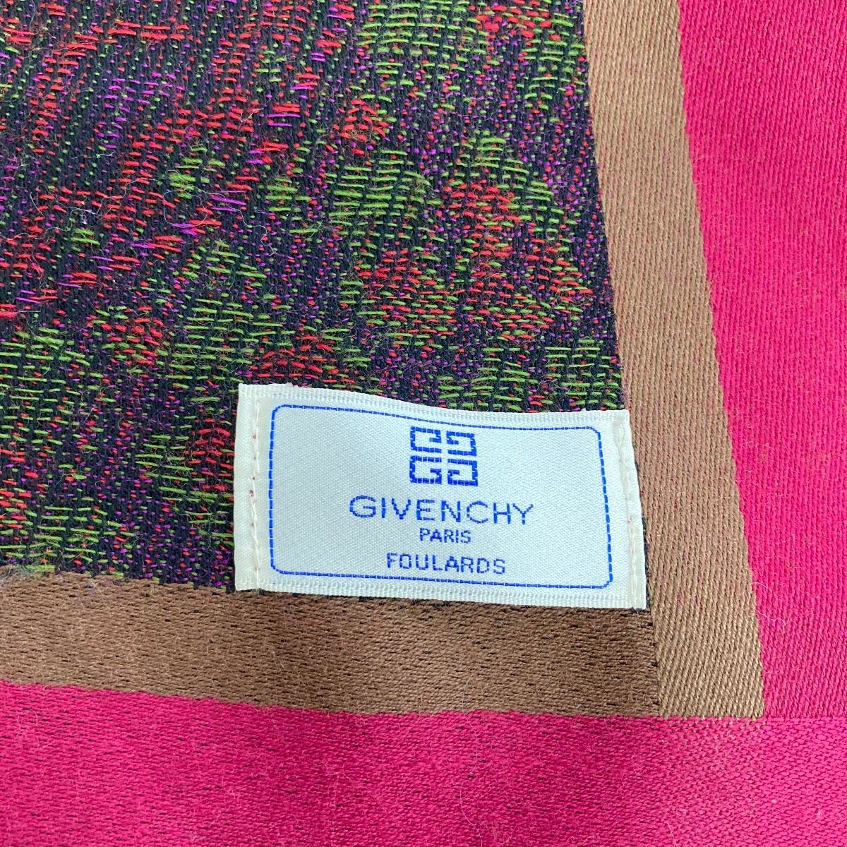 美品 GIVENCHY/ジバンシィ ペイズリー柄 スカーフ/ショール/FOULARDS