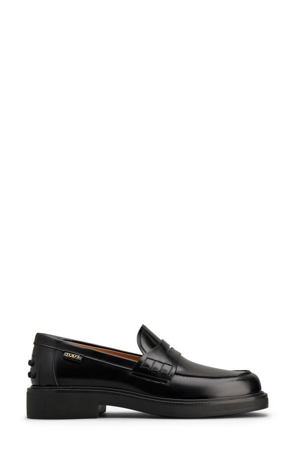 TOD'S トッズ ペニーローファーブーツ 37½ 黒 レディース トッズ レディース シューズ スリッポン・ローファー Tods Penny