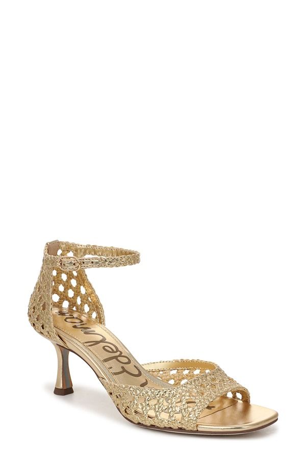 サムエデルマン レディース シューズ サンダル アンクル Sam Edelman Peyton Ankle Strap Sandal Amber Gold アンバー