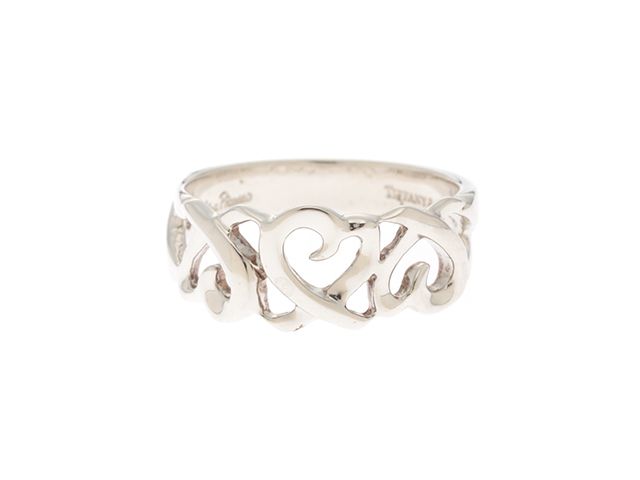 TIFFANY&Co. ティファニー トリプルラビングハートR/SV/3.3g/#14.5 リング・指輪 シルバー925 SV925 14.5号 シルバー レディース【中古】471
