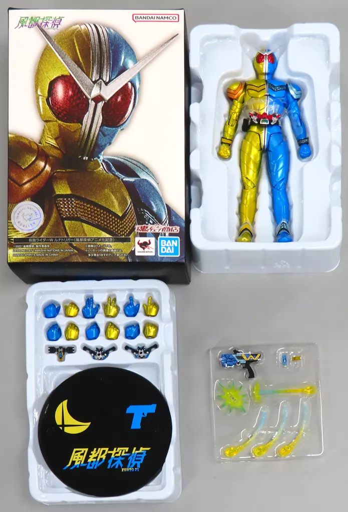 【中古】フィギュア [単品] S.H.Figuarts（真骨彫製法）仮面ライダーW ルナトリガー（風都探偵アニメ化記念） 「Blu-ray　風都探偵 Blu-ray BOX 上巻 S.H.Figuarts付属版」 魂ウェブ商店・東映円盤堂限定 18,480円